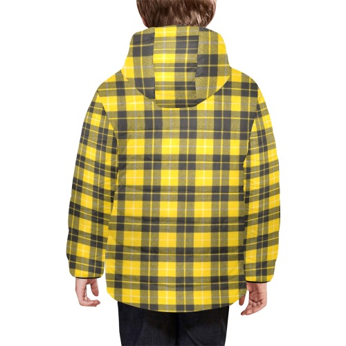 Barclay Dress Modern Kids' Padded Hooded Jacket (Model H45)