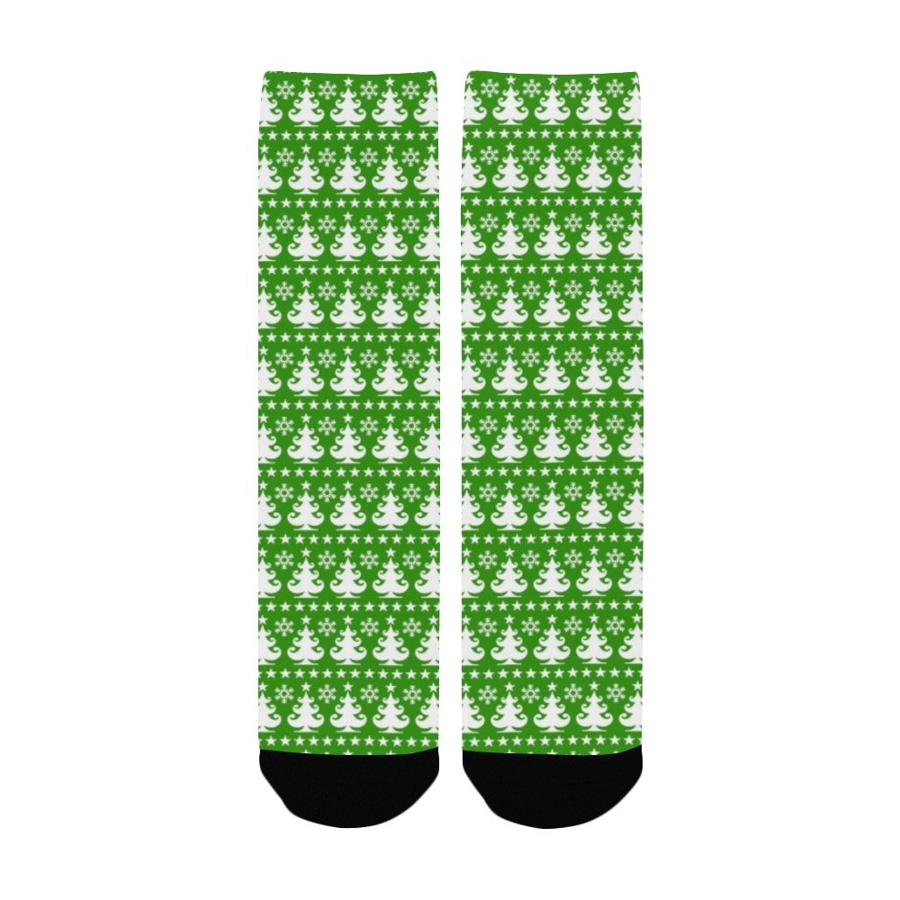 Little Christmas Trees (35) Women's Custom Socks