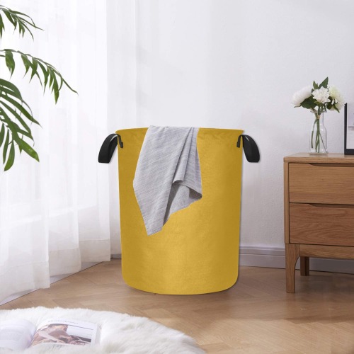 color dark goldenrod Laundry Bag (Large)