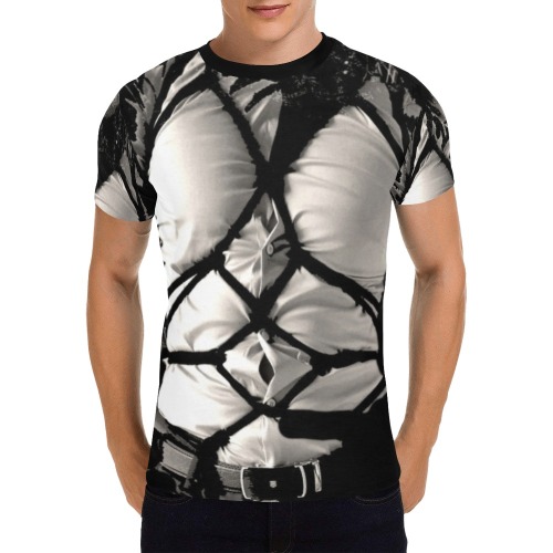 Bound Shirt by Fetishworld All Over Print T-Shirt for Men (USA Size) (Model T40)