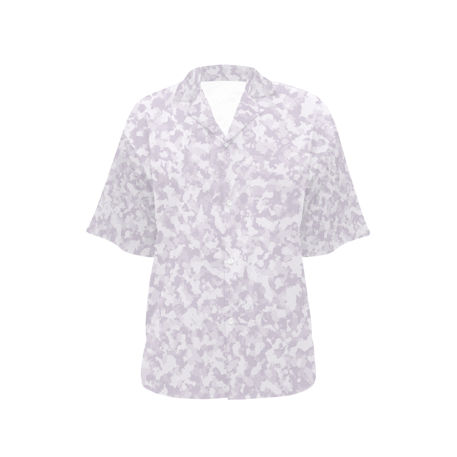 MIDNIGHT PURPLE-3 All Over Print Hawaiian Shirt for Women (Model T58)