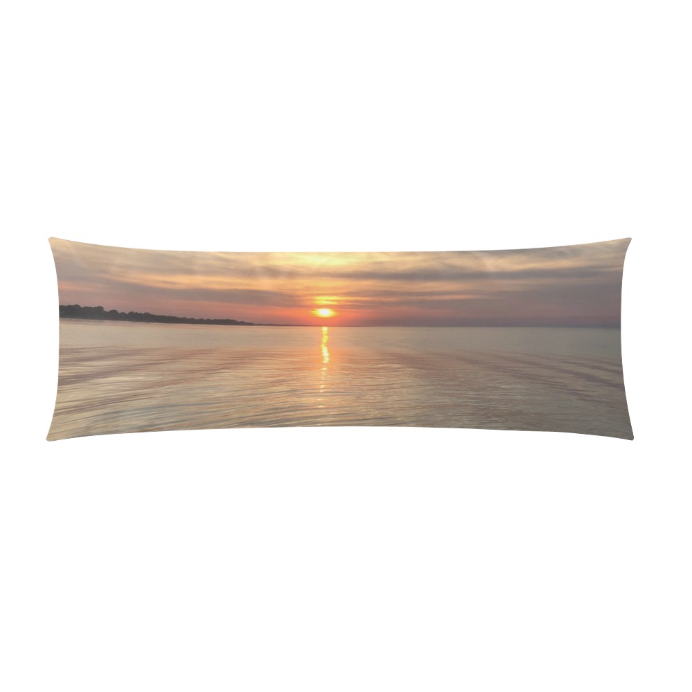 Early Sunset Collection Custom Zippered Pillow Case 21"x60"(Two Sides)