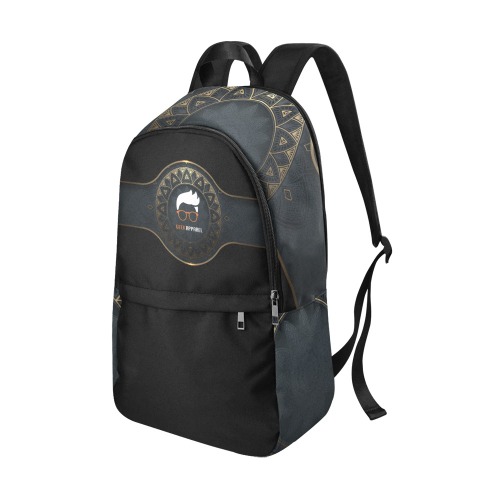 Geek Apparel Black Signature Backpack Fabric Backpack for Adult (Model 1659)