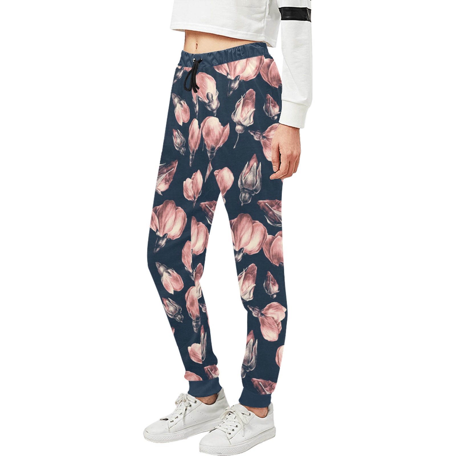 Tulips Unisex All Over Print Sweatpants (Model L11)