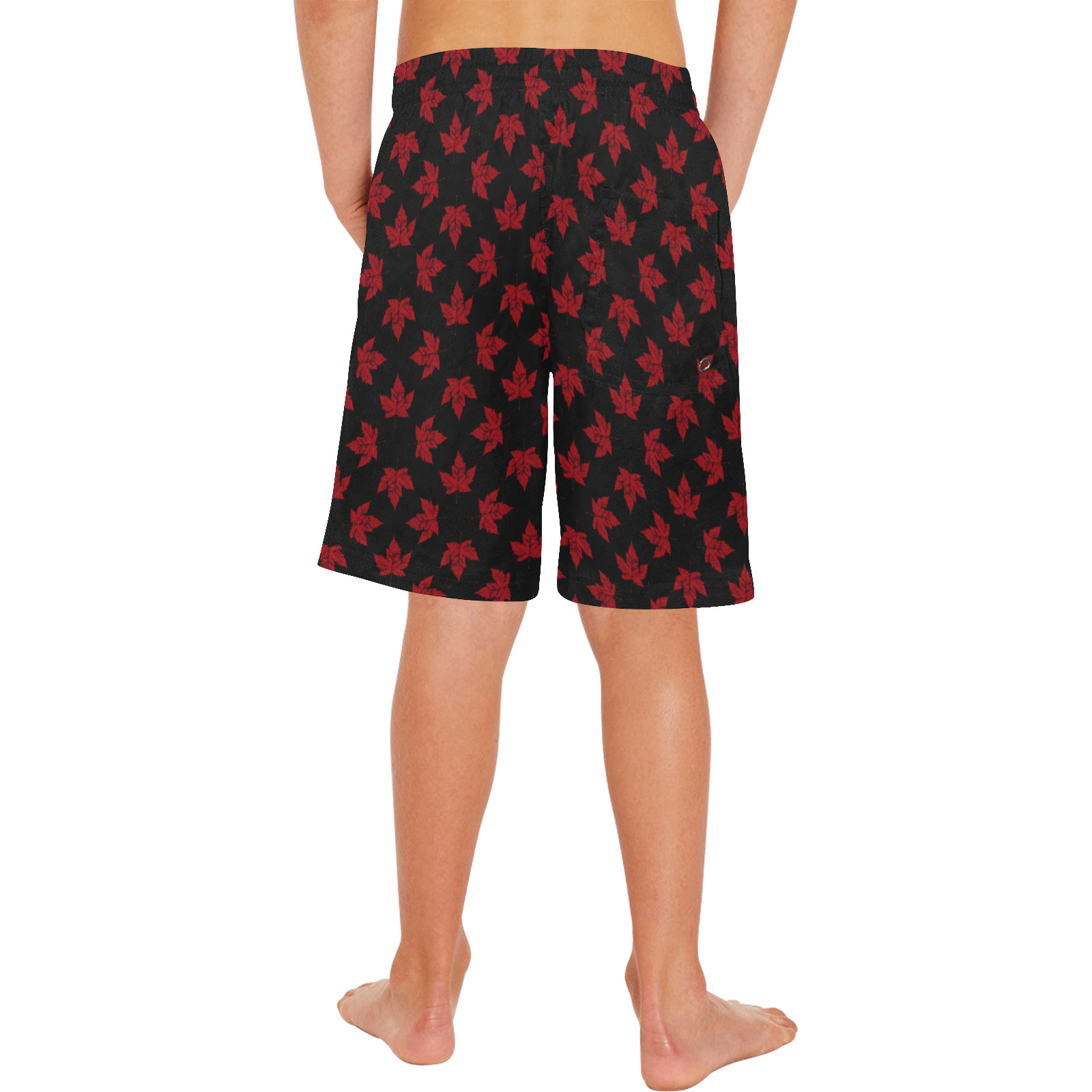 Cool Canada Souvenir Boys' Casual Beach Shorts (Model L52)