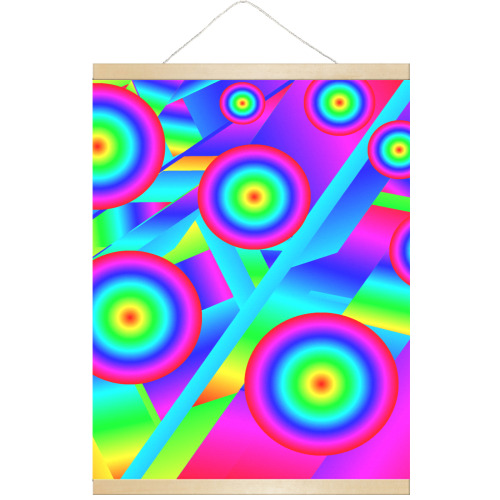 Abstract Music Hanging Poster 18"x24"