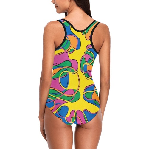 Excited Vest One Piece Swimsuit (Model S04)