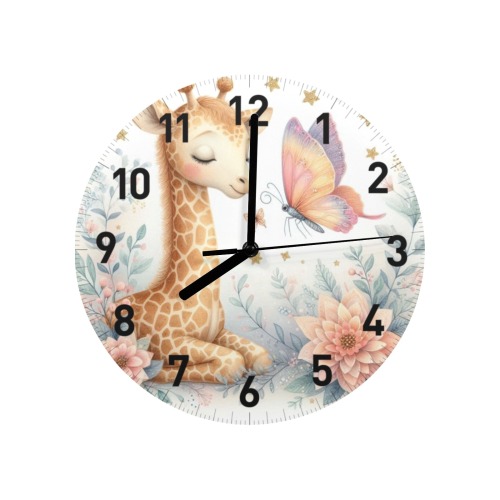 Storybook Woodland Babies Giraffe Butterfly