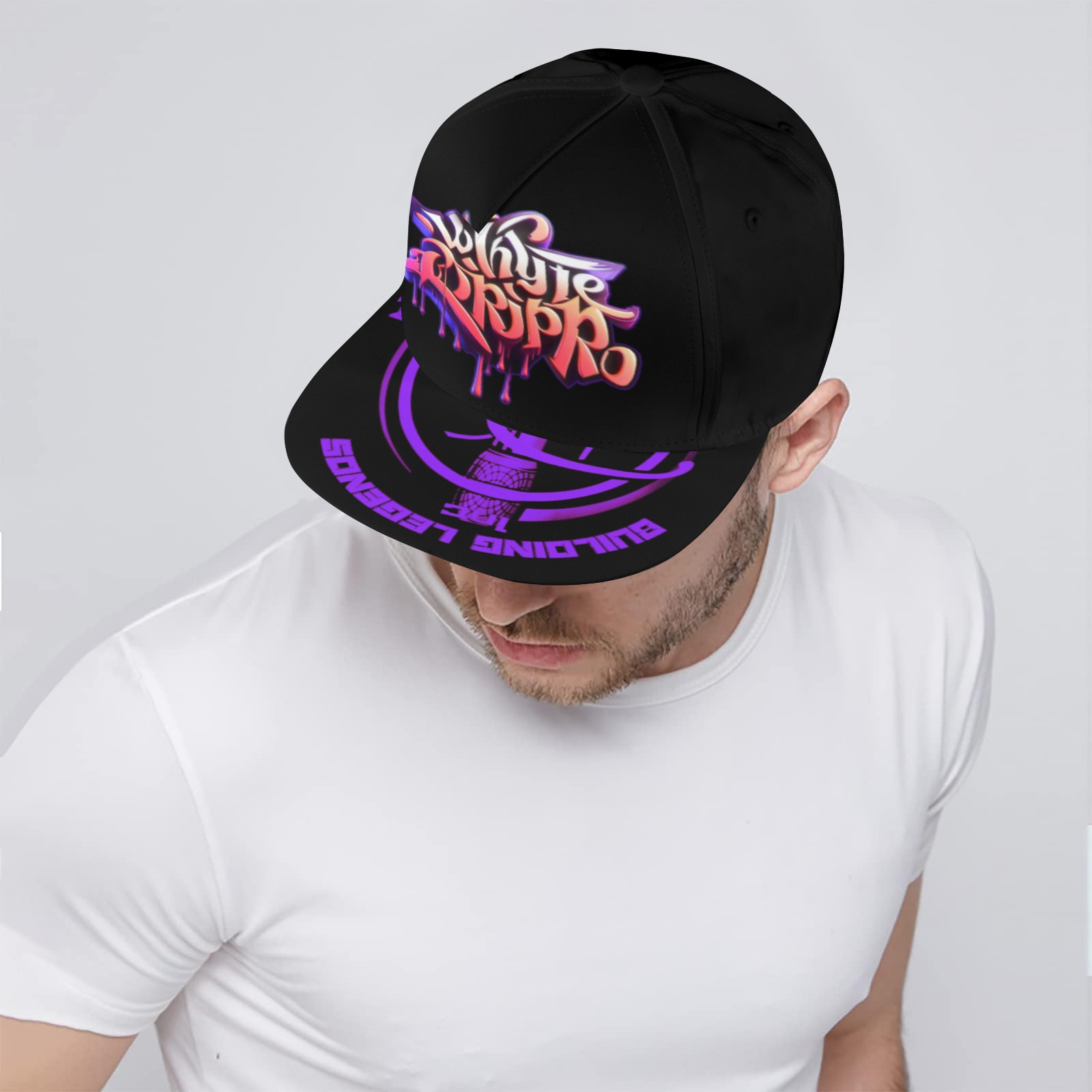 Whyte Drip Ro Hat BPrp All Over Print Snapback Hat