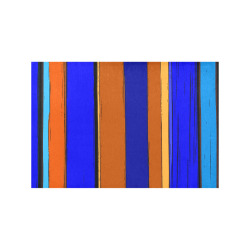Abstract Blue And Orange 930 Placemat 12’’ x 18’’ (Set of 4)