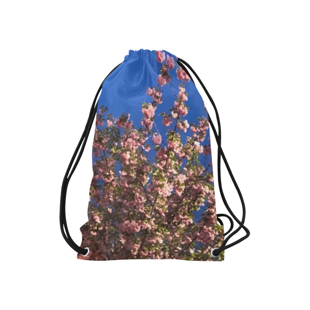 Cherry Tree Collection Small Drawstring Bag Model 1604 (Twin Sides) 11"(W) * 17.7"(H)