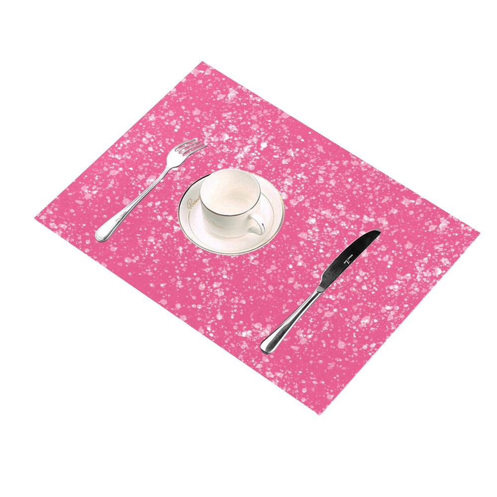 pink abstract Placemat 14’’ x 19’’ (Set of 6)