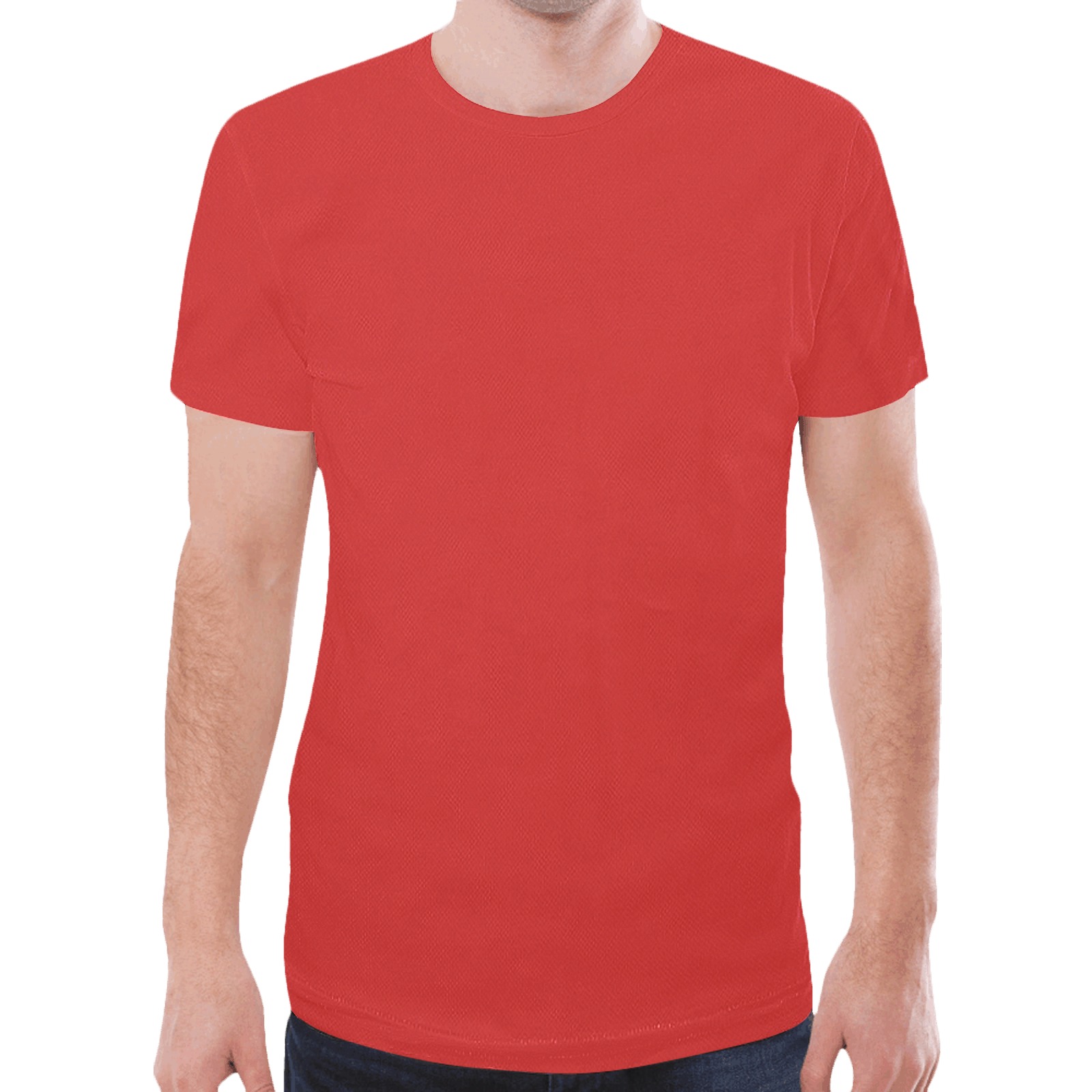 Red Collection New All Over Print T-shirt for Men (Model T45)