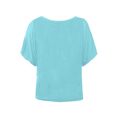 Im not lazy Im energy saving Women's Batwing-Sleeved Blouse T shirt (Model T44)