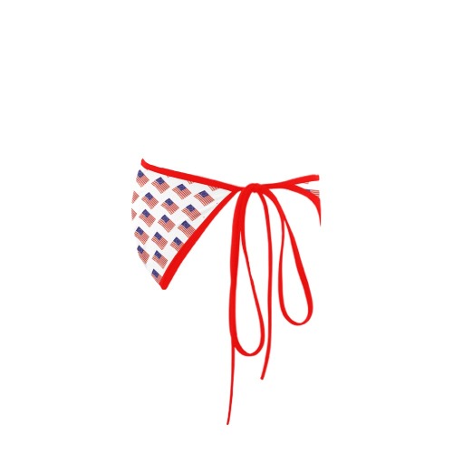 Besty Ross American Flags Custom Bikini Swimsuit Bottom