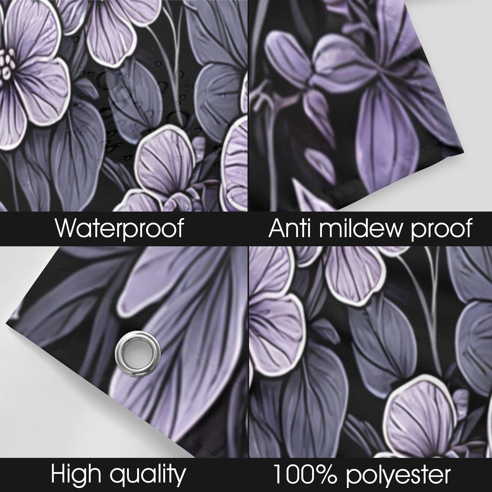 Fabulous Florals 36 Shower Curtain 48"x72"