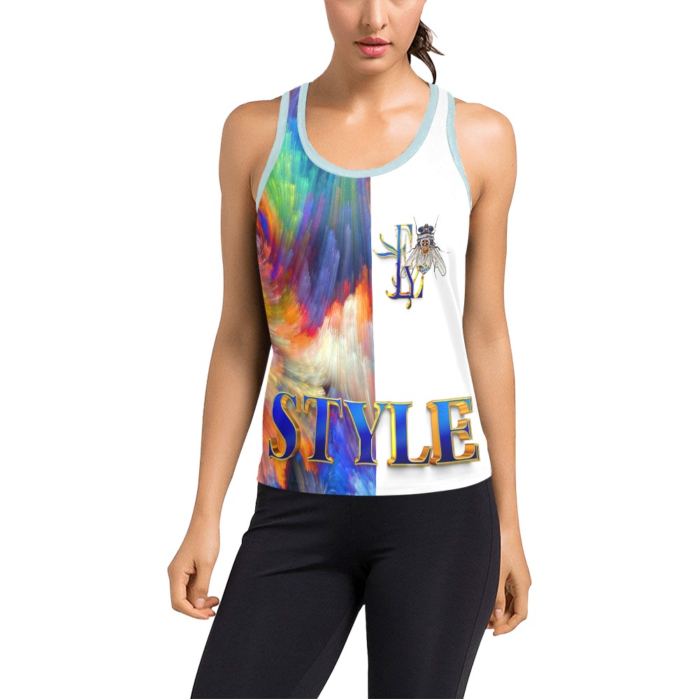 Style Collectable Fly Women's Racerback Tank Top (Model T60)