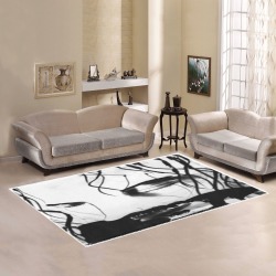 Jesus interceeding Area Rug7'x5'