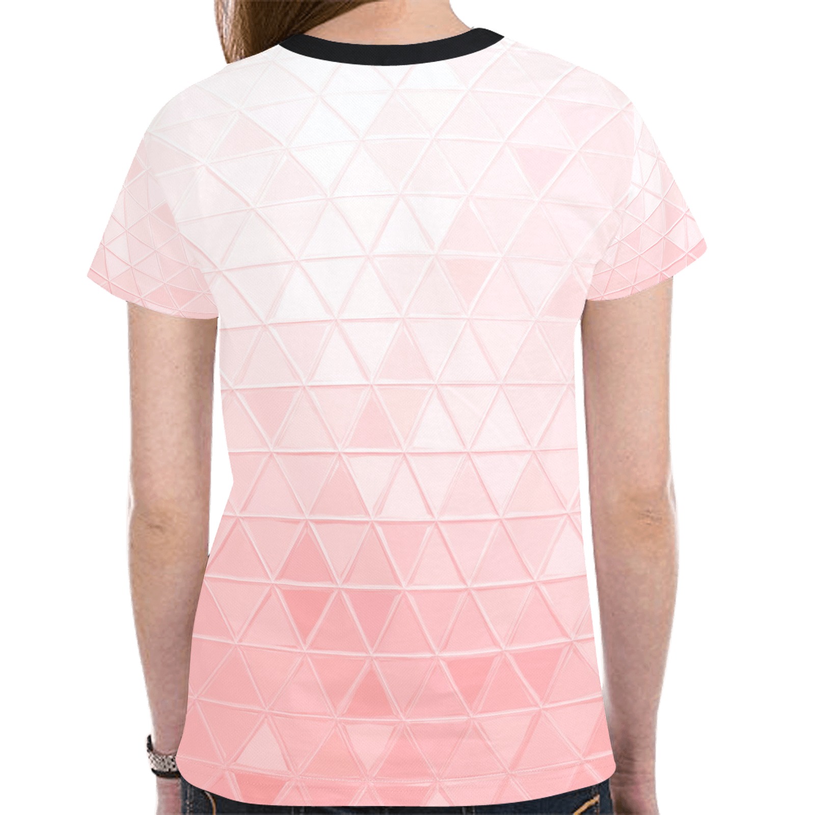 mosaic triangle 30 New All Over Print T-shirt for Women (Model T45)