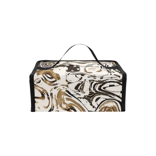 Marble Bronze Portable Lunch Bag (Model 1727)