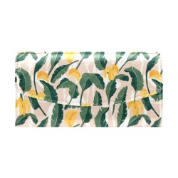 More banana leaves 98 Women's Flap Wallet (Model 1707)