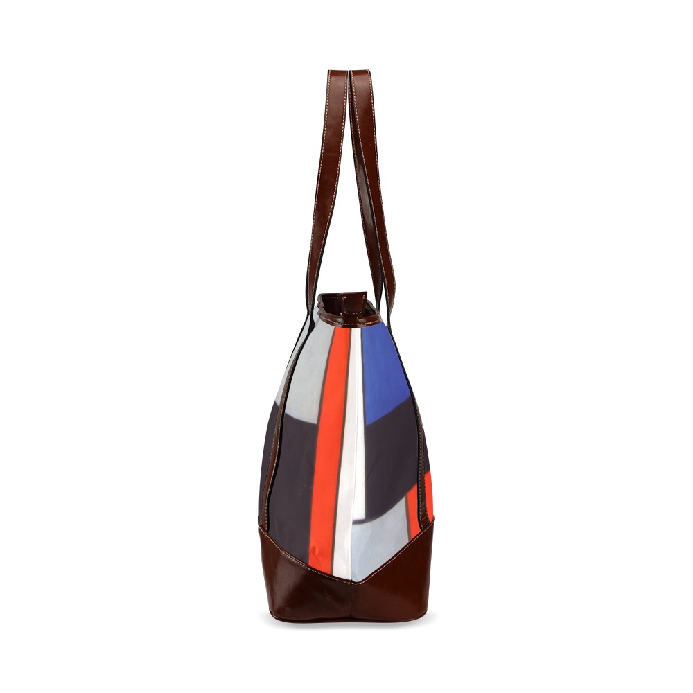 Composition A by Piet Mondrian Tote Handbag (Model 1642)