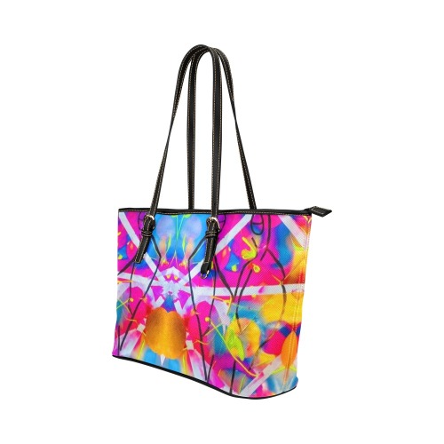 art o Leather Tote Bag/Large (Model 1651)