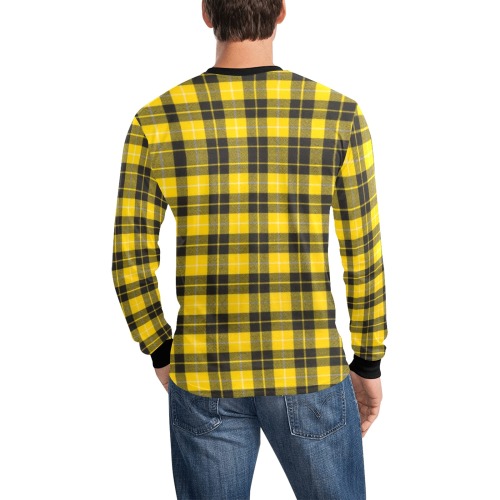Barclay Dress Modern Men's All Over Print Long Sleeve T-shirt (Model T51)