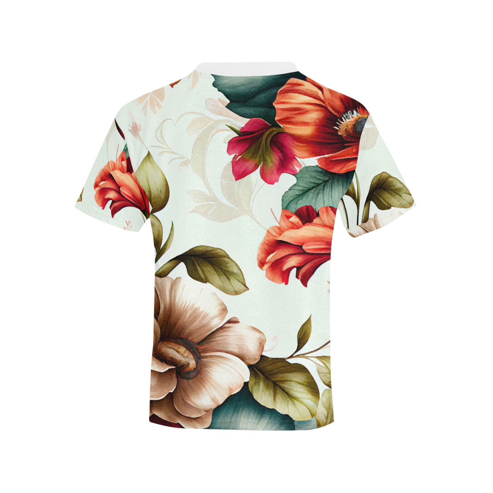 flowers botanic art (4) all over print tshirt Kids' All Over Print T-shirt (Model T65)