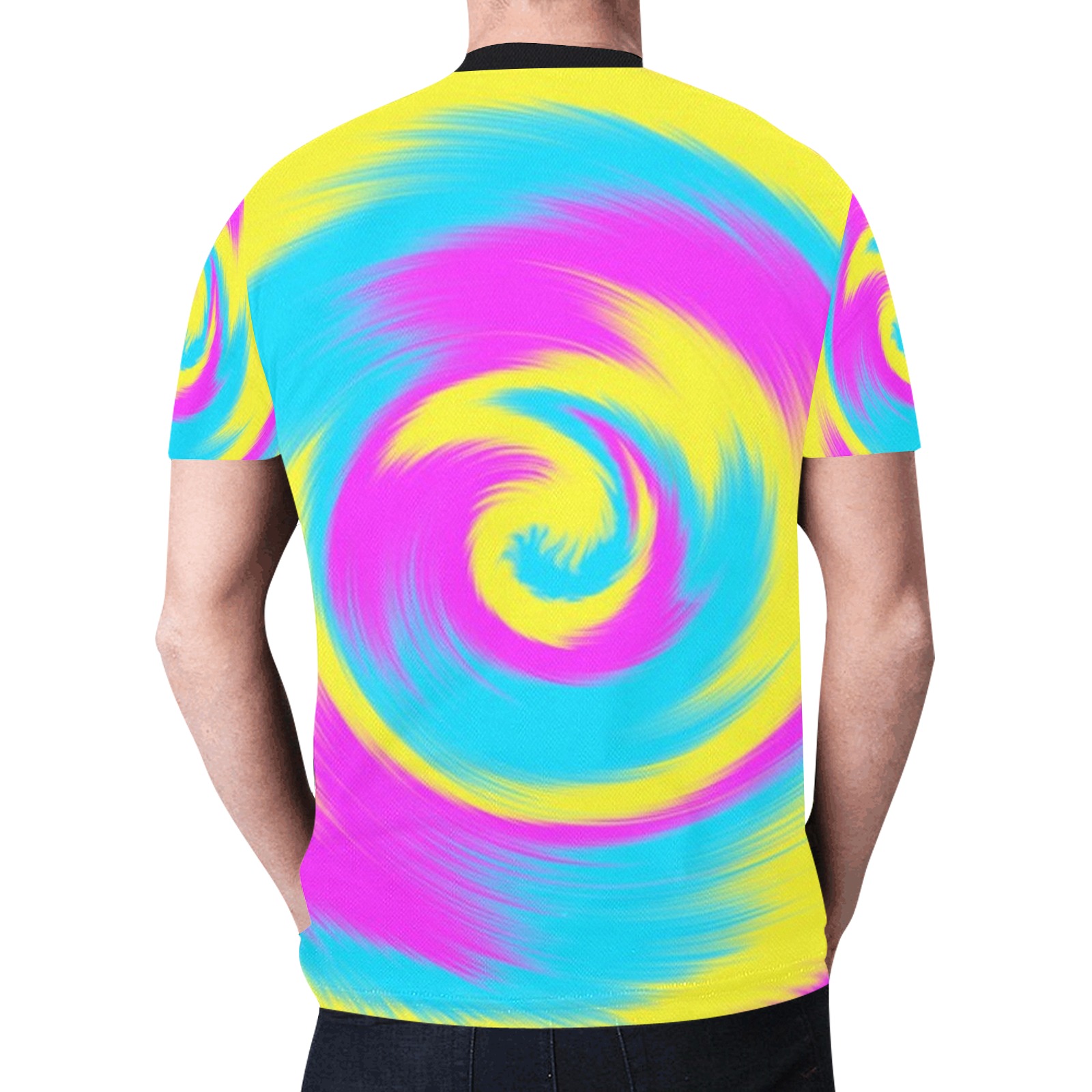 camiseta color New All Over Print T-shirt for Men (Model T45)