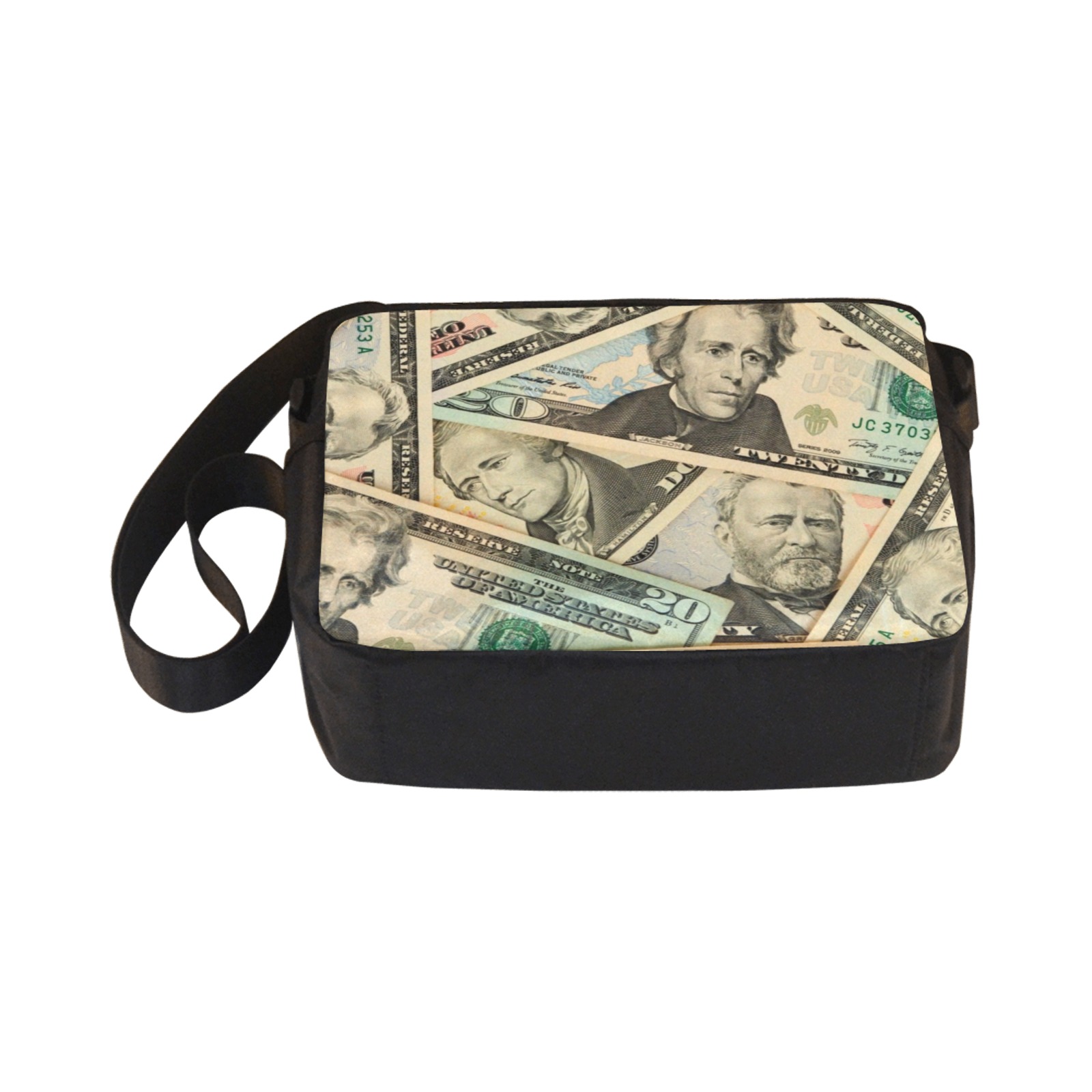 US PAPER CURRENCY Classic Cross-body Nylon Bags (Model 1632)