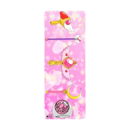 magical girl funda raton grande Gaming Mousepad (31"x12")