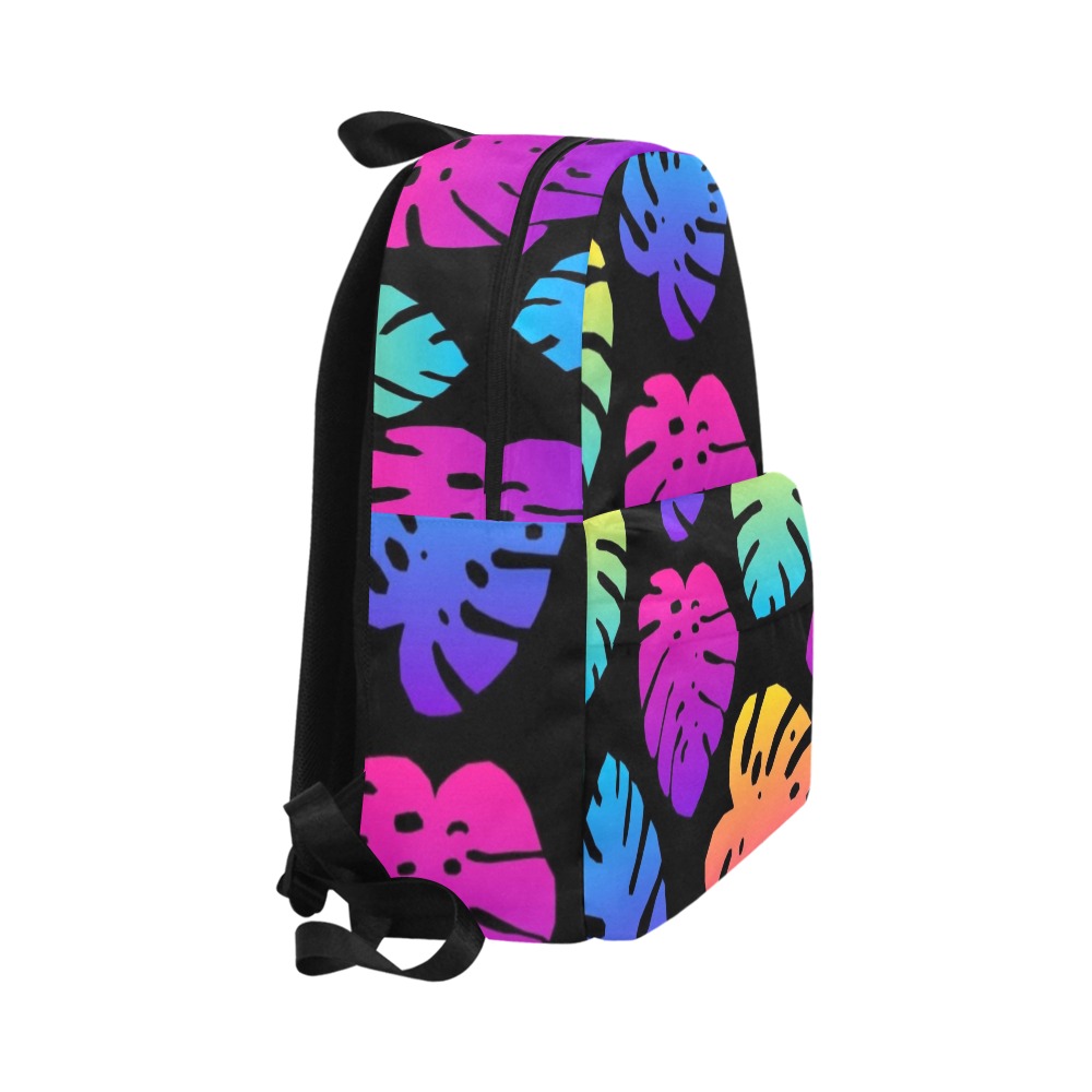 Tropical Exotic Neon Bright Plants Unisex Classic Backpack (Model 1673)