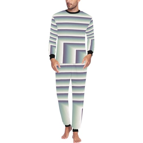 Gradient (44) Men's All Over Print Pajama Set