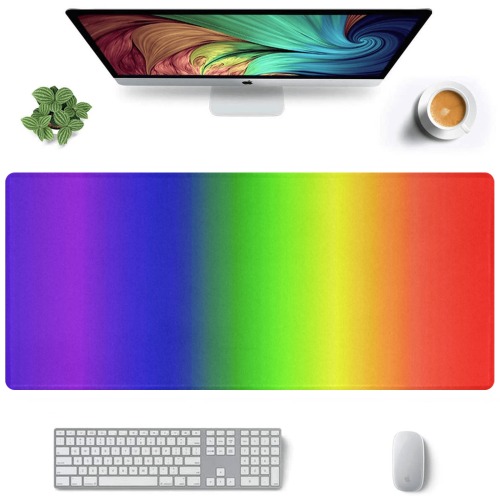 rainbow side Gaming Mousepad (35"x16")