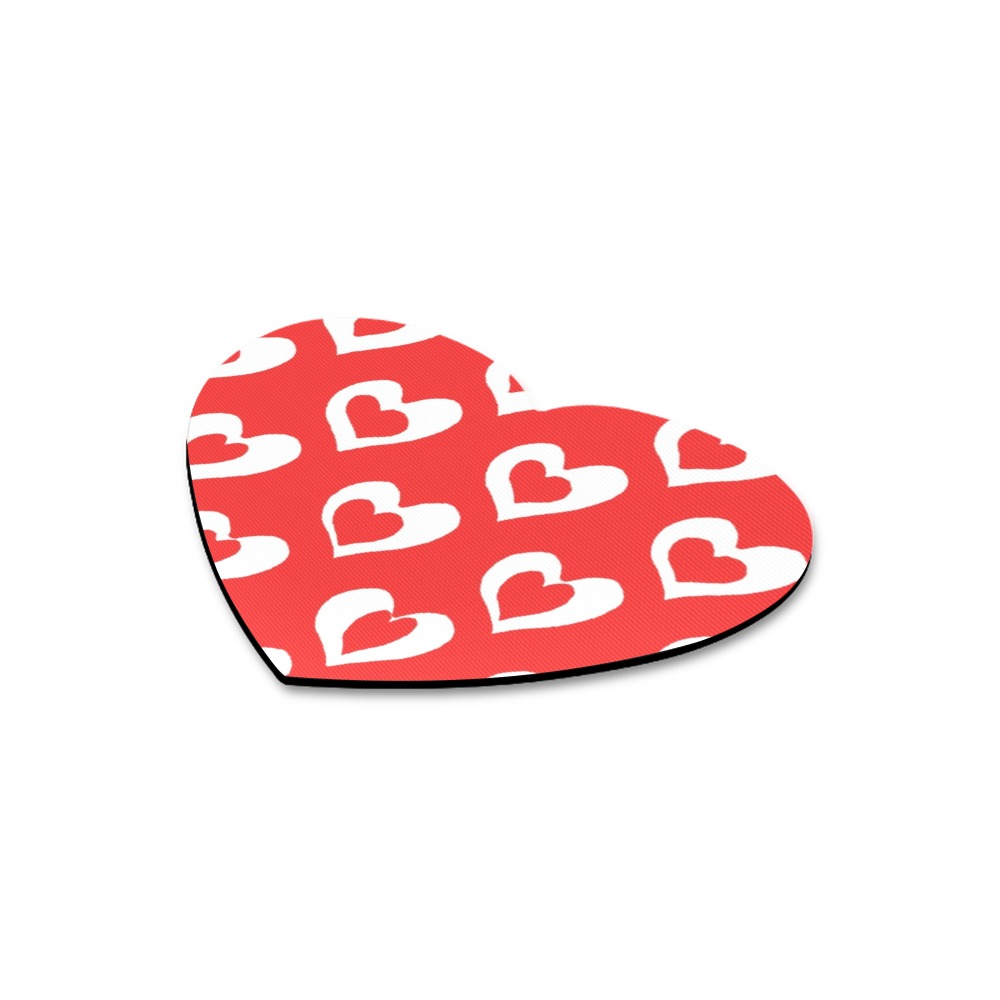 heart within a heart Heart-shaped Mousepad