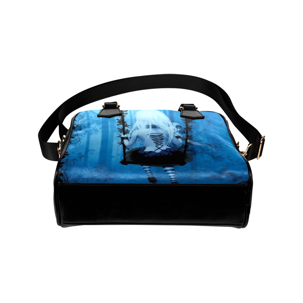 Scary Girl Handbag Shoulder Handbag (Model 1634)