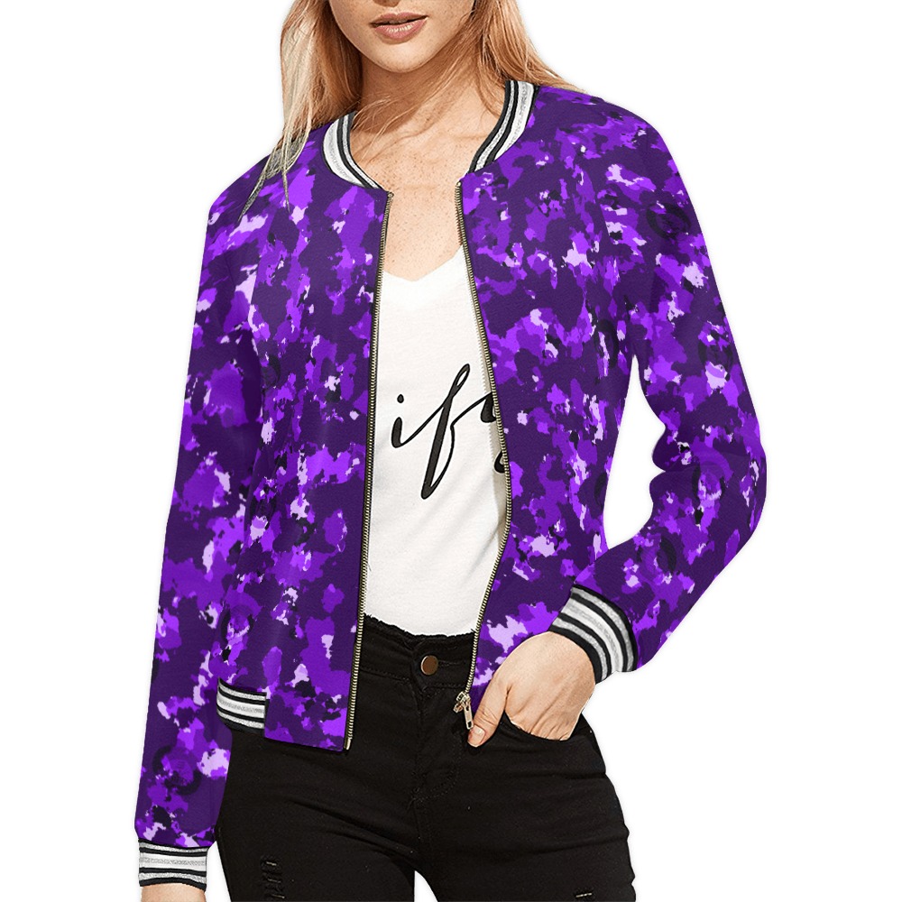 New Project (2) (7) All Over Print Bomber Jacket for Women (Model H21)