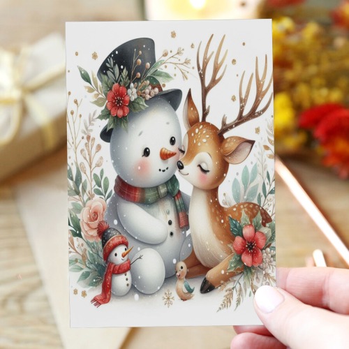 Snowman and Reindeer Friends