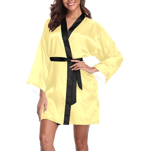 Popcorn Long Sleeve Kimono Robe