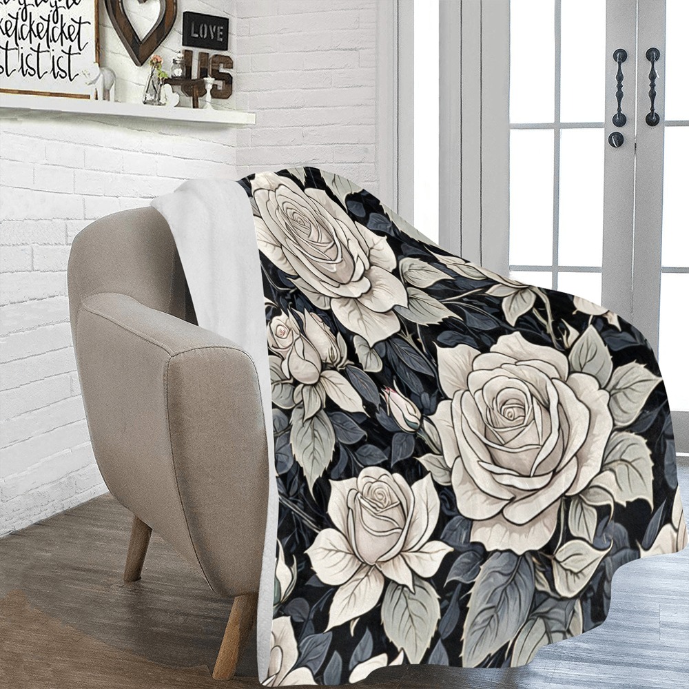 Fabulous Florals 18 Ultra-Soft Micro Fleece Blanket 60"x80"