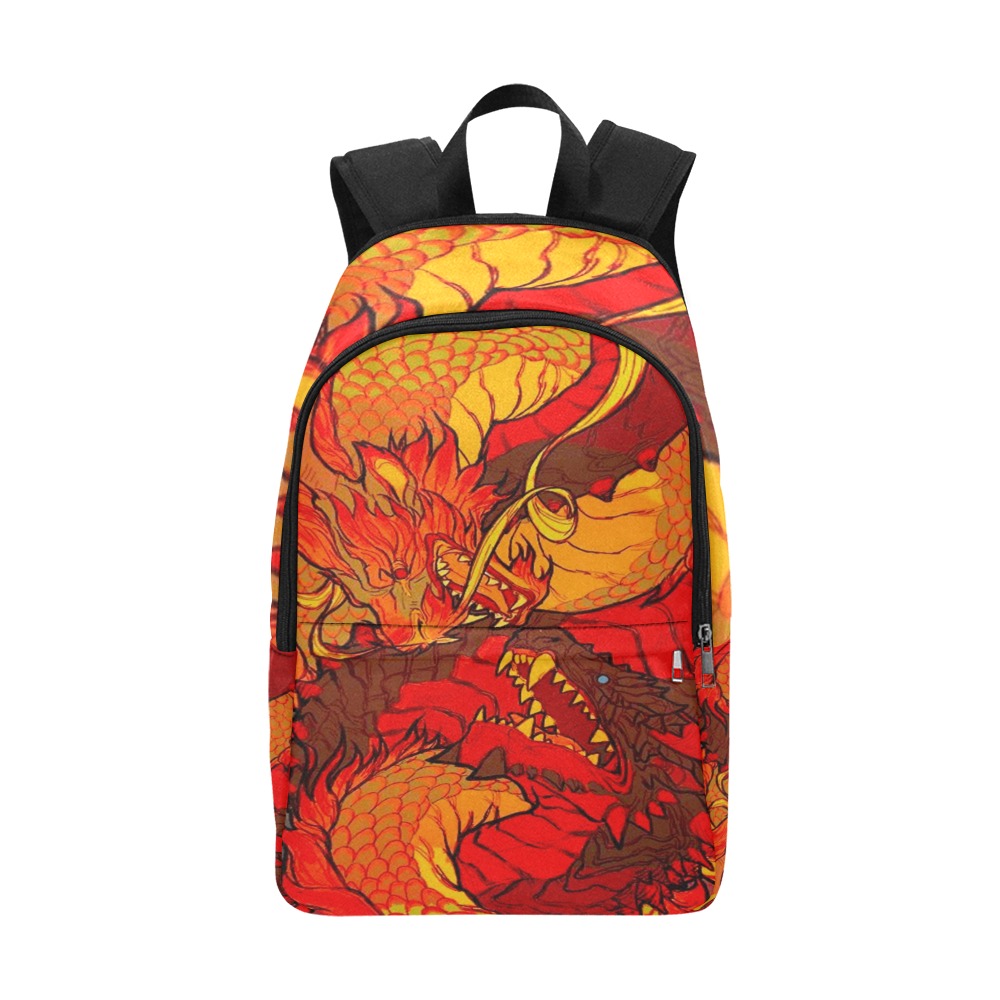 RR Stack Dragon Fabric Backpack for Adult (Model 1659)