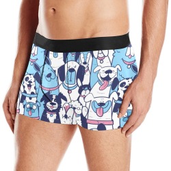 Dogs Men's All Over Print Boxer Briefs (Model L10)