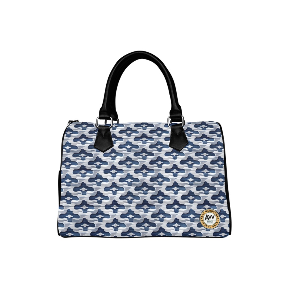 blue diamond's repeating pattern Boston Handbag (Model 1621)