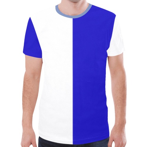 wblue2 New All Over Print T-shirt for Men (Model T45)