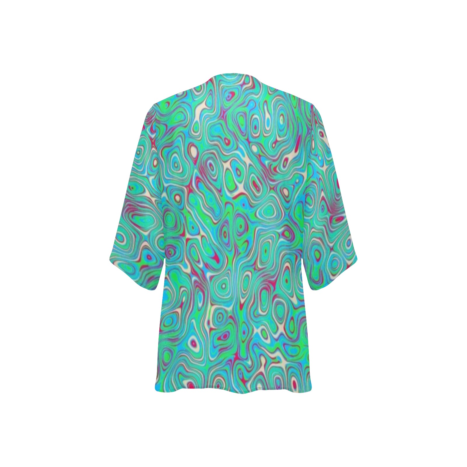 ocean Women's Kimono Chiffon Cover Ups (Model H51)
