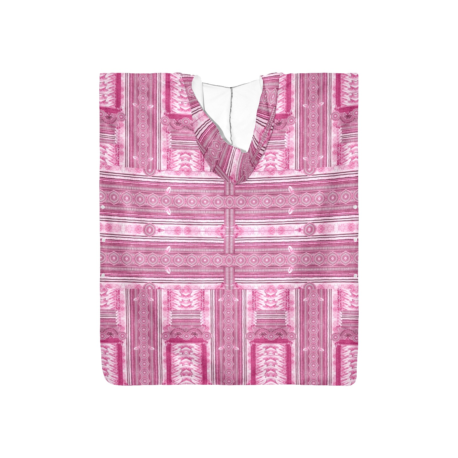 greec mosaic pink faience Beach Changing Robe (Medium Size)