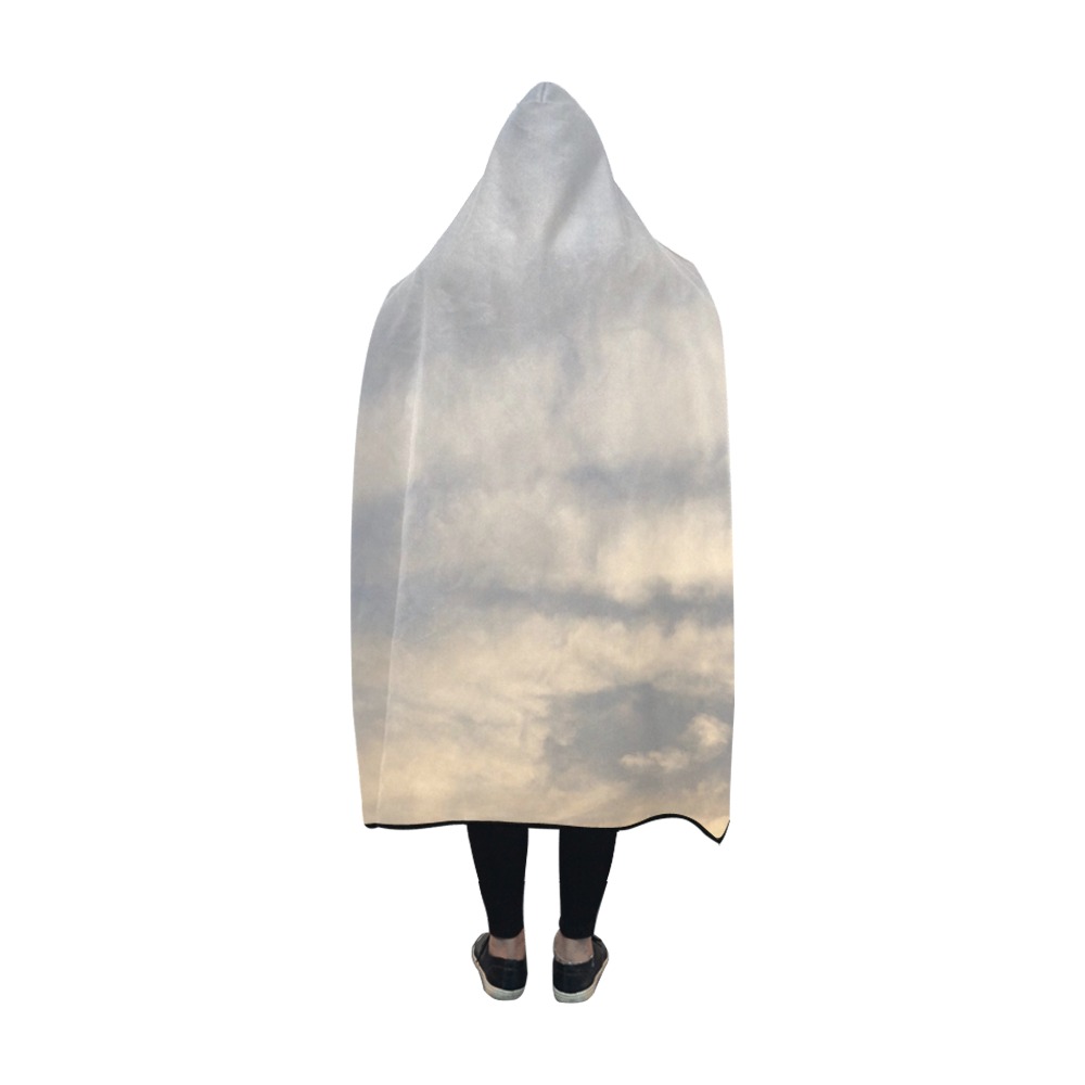 Rippled Cloud Collection Hooded Blanket 60''x50''