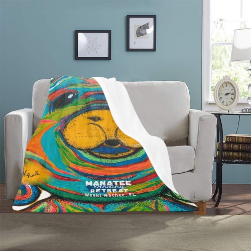 Merlyn Comfy Blankie Ultra-Soft Micro Fleece Blanket 32"x48"