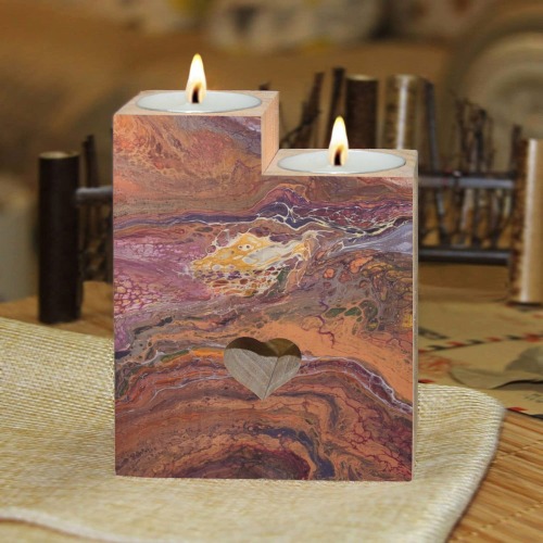 Liberation - A Prayer For The Overwhelmed - Wooden Candle Holder (Without Candle)